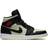 NIKE Air Jordan 1 Mid SE W - Black/Barely Volt/White/Chile Red