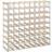 vidaXL 282471 Beige Wine Rack 80x80cm