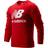 New Balance Essentials Stacked Logo Crew Sweatshirt - Red