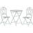 Beliani Treno Bistro Set, 1 Table incl. 2 Chairs