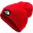 The North Face Dock Worker Recycled Beanie - Fiery Red/TNF Black