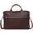 Adax Tobias Catania Briefcase 15.6" - Dark Brown