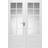 Swedoor Compact SP10 Double Door Innerdörr Klarglas S 0502-Y (80x210cm)