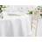 PartyDeco Table Cloths White