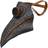 Plague Doctor Bird Mask Long Nose Beak Cosplay Retro Steampunk A Gray