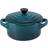 Le Creuset Deep Teal Stoneware Round med lock 0.25 L 10 cm