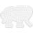 Hama Beads Midi Pearl Plate Elephant 48391