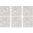 Morris & Co Strawberry Thief Pure White Coaster 6pcs