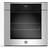 Bertazzoni F6011MODELX Svart, Rostfritt stål