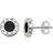 Thomas Sabo Classic Stud Earrings - Silver/Onyx