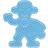 Hama Beads Maxi Pearl Plate Monkey