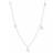 Pernille Corydon Afterglow Sea Necklace - Silver/Agate/Pearl