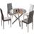 Jooli H Modern Dining Set 89.5cm 5pcs