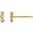 Stine A Three Dots Earring - Gold/Transparent