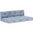 vidaXL 287721 Stolsdyna Indigo (120x80cm)