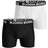 Björn Borg Solid Cotton Stretch Shorts 2-pack - Black