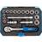 Draper 16359 18Pcs Head Socket Wrench