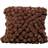 Byon Pom Pom Cushion Cover Beige, Brown (45x45cm)