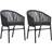 vidaXL 48137 2-pack Trädgårdsmatstol