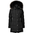 Hollies Subway Jacket - Black/Black (Faux Fur)
