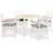 vidaXL 45998 Matgrupp, 1 Bord inkl. 4 Stolar