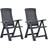 vidaXL 48761 2-pack Havestol, Positionsstol