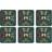 Pimpernel Botanic Garden Harmony Coaster 6pcs