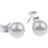Snö of Sweden Adriana Earrings - Silver/White