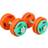 Gorilla Sports Trigrip Dumbbells 2x15kg