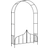 vidaXL Garden Arch with Gate 47092 138x238cm