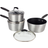 Eaziglide Neverstick Cookware Set with lid 3 Parts