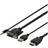 Deltaco HDMI-VGA/3.5mm/USB A 2m