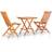 vidaXL 48997 Caféset, 1 Bord inkl. 2 Stolar