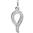 Izabel Camille Elegance Pendant - Silver/White