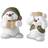 Klarborg Ejner & Elvine Snowmen 2020 White Julepynt 6cm 2stk