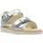 Clarks Toddler Crown Bloom - Silver Leather