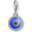 Thomas Sabo Charm Club Evil Eye Charm Pendant - Silver/Blue/White