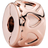 Pandora Band of Hearts Clip Charm - Rose Gold