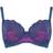 Pour Moi Amour Underwired Non Padded Bra - Blue/Pink