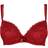 Pour Moi Rebel Padded Plunge Bra - Red