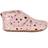 Pom Pom Slippers - Rose Gold Dot