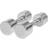 Gorilla Sports Chrome Dumbbells 2x5kg