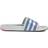 adidas Adilette Premium - Clear Grey/Light Blue/Bright Red