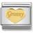 Nomination Composable Classic Link With Granny Heart Charm - Silver/Gold