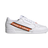 Adidas Continental 80 Wordmark Side Stripe - White Orange Men's