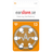 Earstore Hörapparatsbatteri stl 13 6-pack Compatible Orange