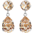 Caroline Svedbom Classic Drop Earrings - Silver/Silk