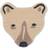ferm LIVING Tufted Polar Bear Head