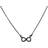 Nordahl Andersen Eternity Necklace - Black