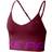 Nike Indy Pro Long Line Bra - Silver/Red